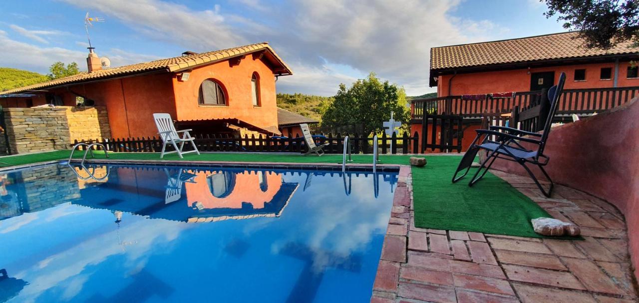 Hostal Rural Casa Pedro San Martín de Unx Esterno foto