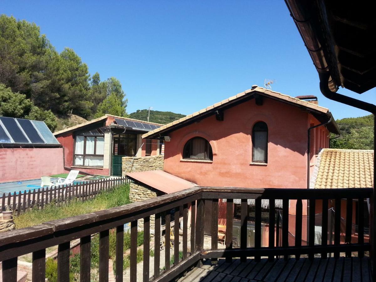 Hostal Rural Casa Pedro San Martín de Unx Esterno foto